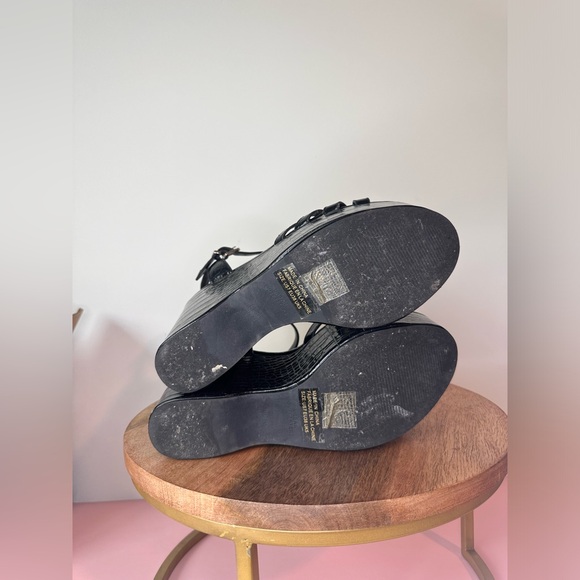 Y2K Urban Outfitters Black Platform Sandals - Picture 6 of 6